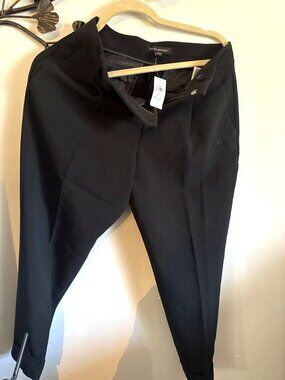 Banana Republic Tapered Ankle Pants - Black - Size 2 Petite - NWT